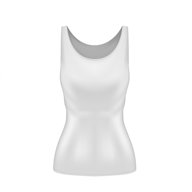 Vector women singlet front