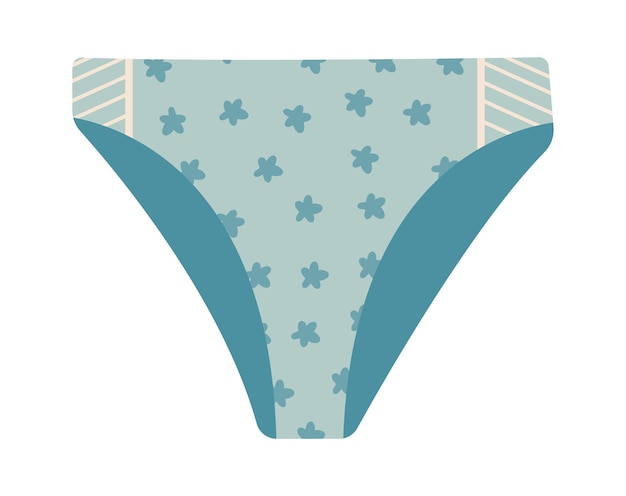 Women underwear with stars Beauty and Fashion icon Vector illustration