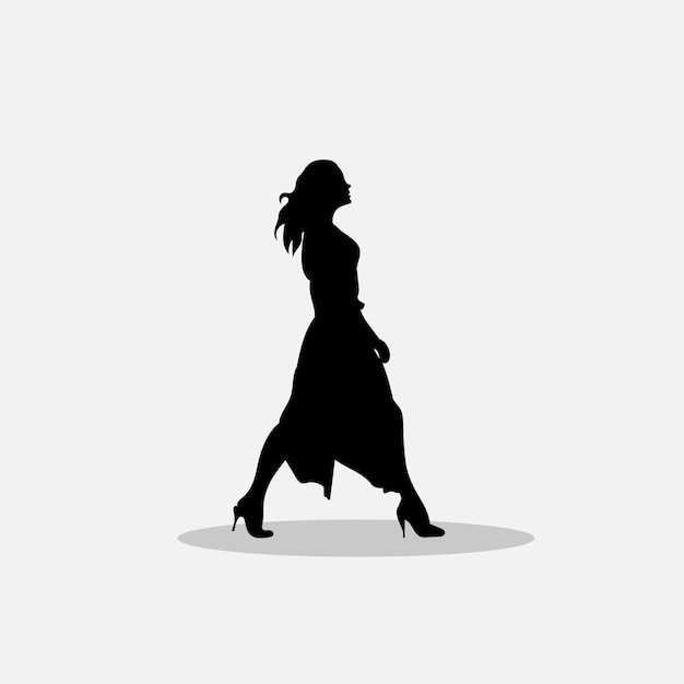 Women walk vector png