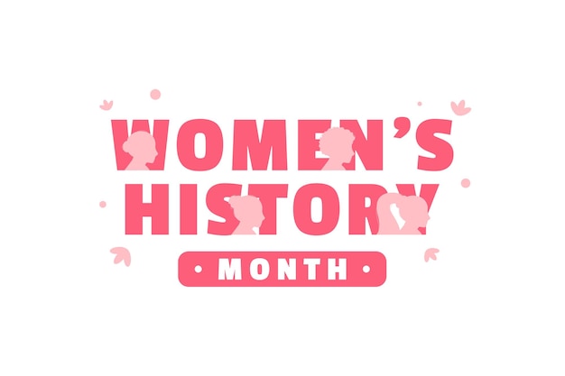 Women39s History Month Design voor internationaal moment