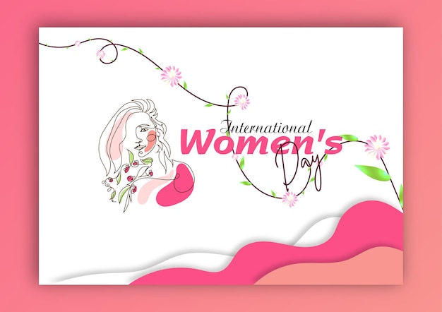 Womens Day a4 Poster Design