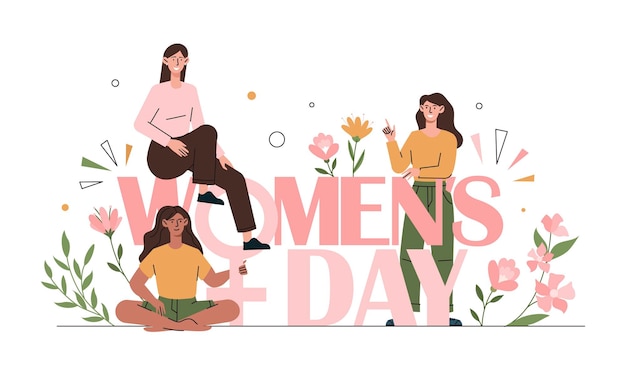 Womens day concept