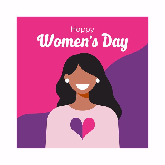 womens day free flat design vector for creative projects
