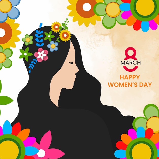 Vector womens day poster