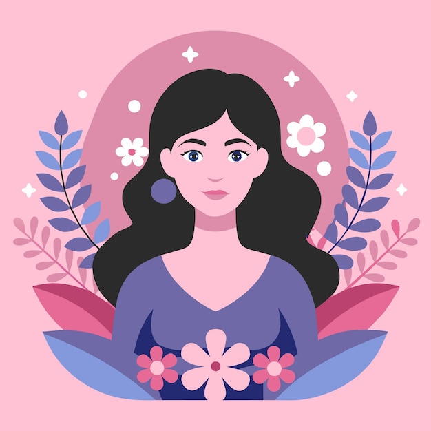 Womens day simple vector design