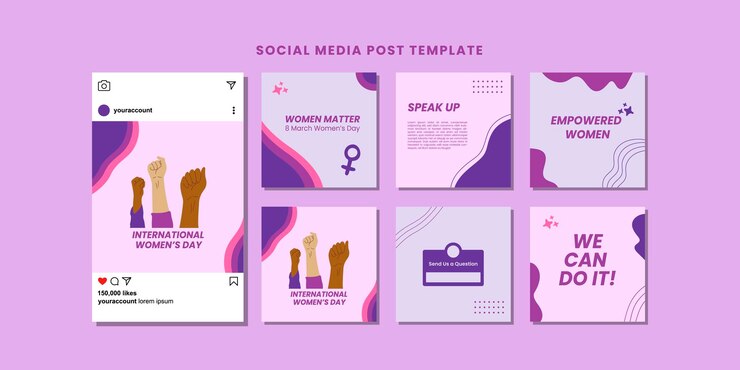 Womens Day Social Media Post Template