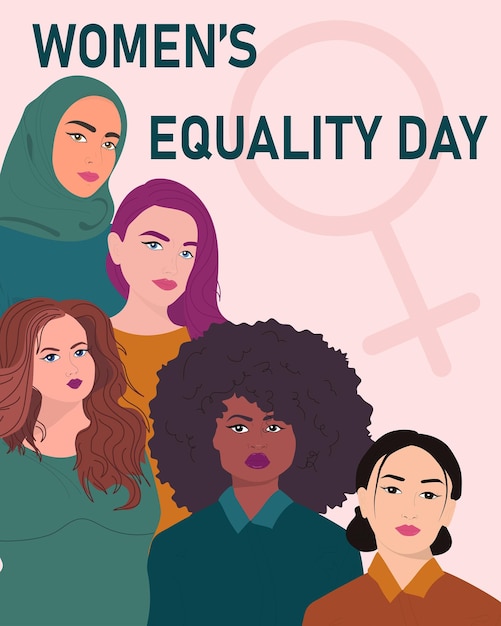 Вектор День женского равноправия