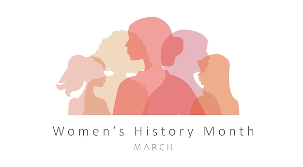 여성 역사의 달 배너