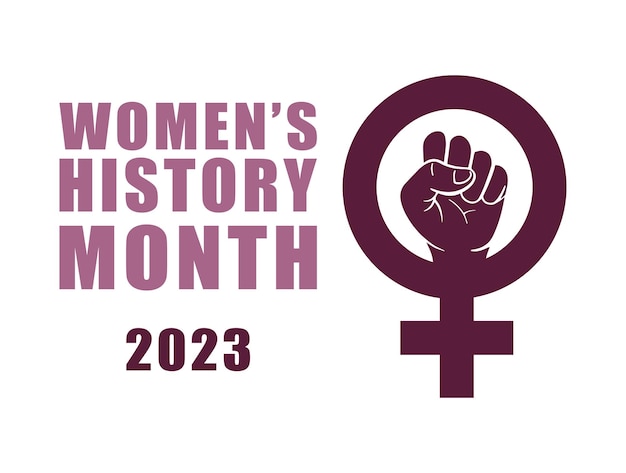 Illustrazione vettoriale del mese della storia delle donne