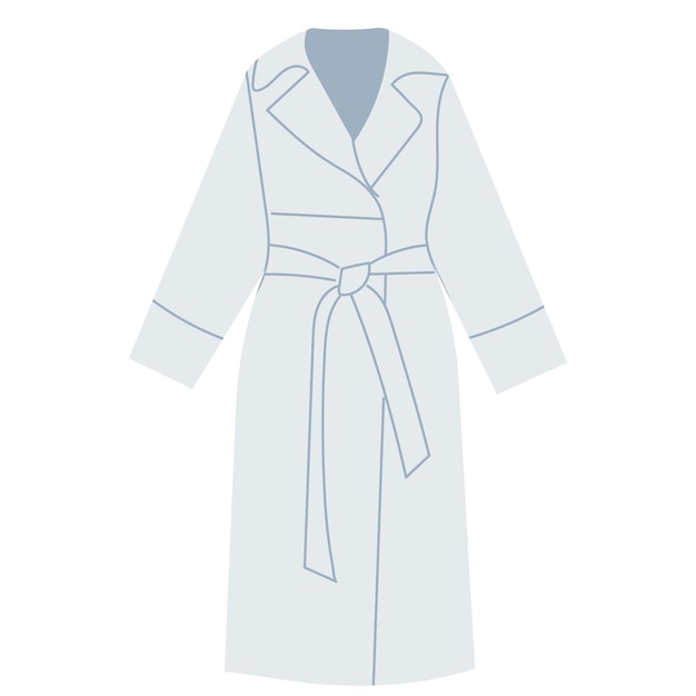 womens raincoat in flat style vector