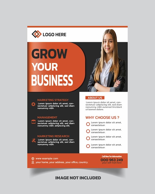 wonderful modern business flyer and amazing leaflet template creative business poster