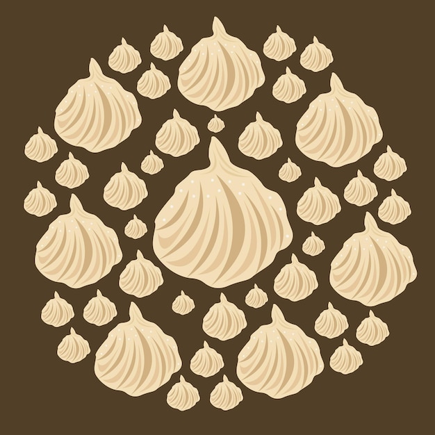 Vector wonton vectorillustratie