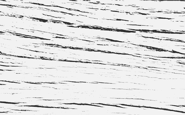 Wood Grunge Background Texture. Distressed, Scratched. Isolated Black on White Background