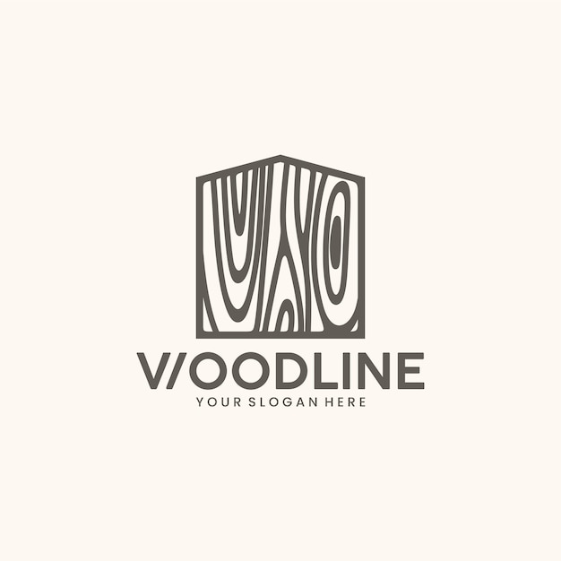 Wood home logo design inspiration