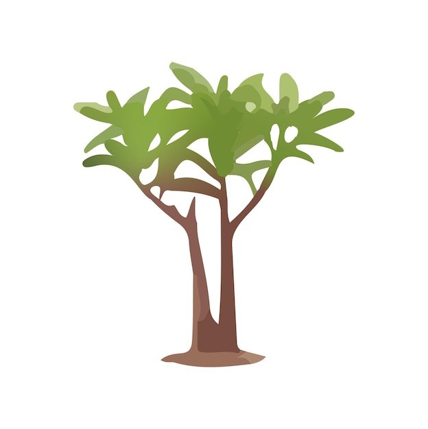 Wood nature element of set This illustration of a tree harmonize the finest design elements