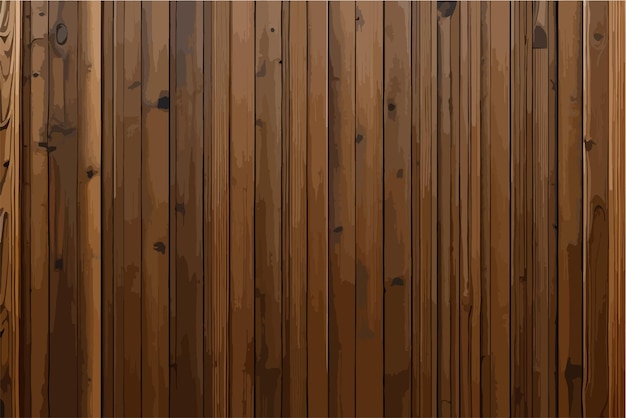 Wood plank texture grunge abstract background natural brown vector