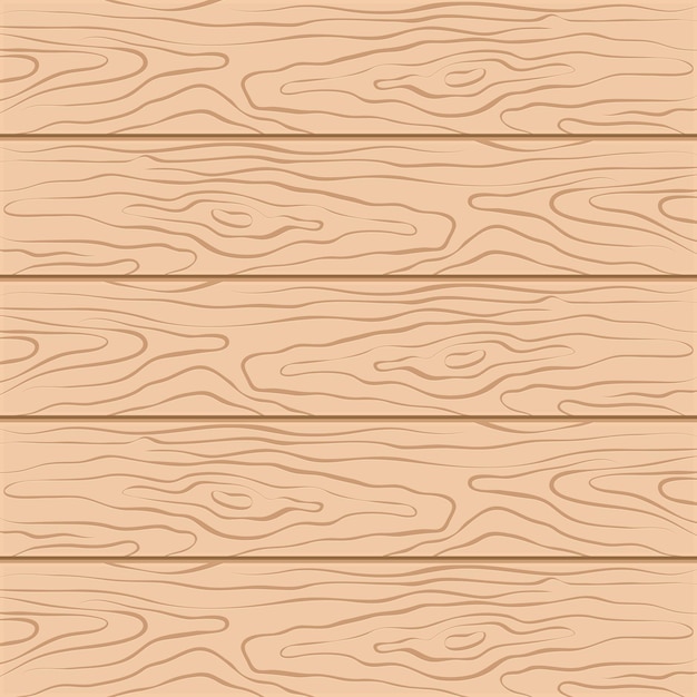 Priorità bassa di struttura di legno. cinque tavole di legno in design piatto. illustrazione vettoriale
