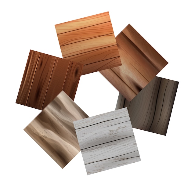wood texture illustration in realistic style