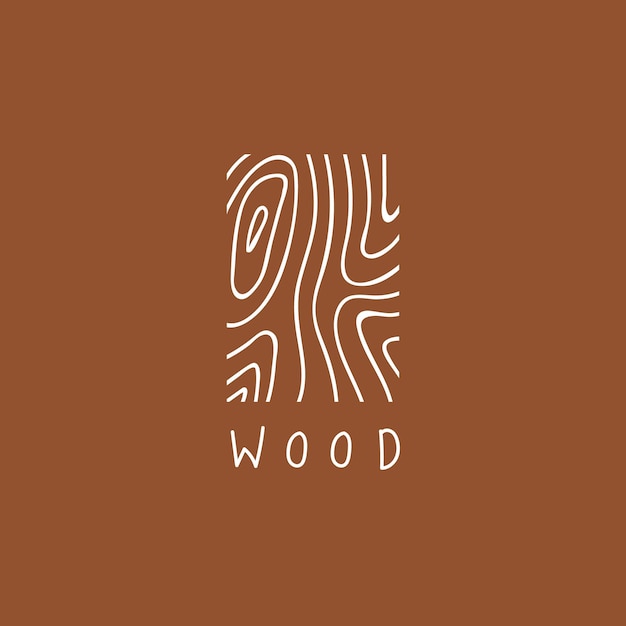 wood texture logo