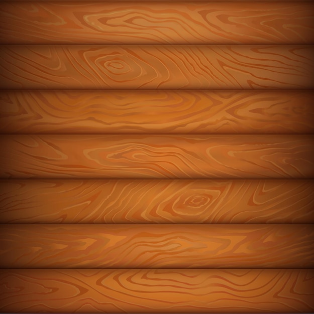 Wood vector texture Wooden surface background Brown wood board texture