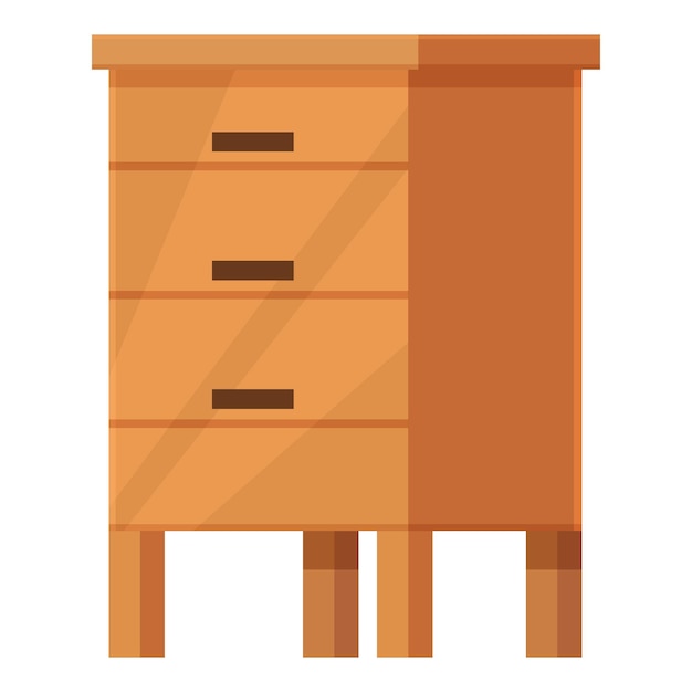 Wooden beehive icon cartoon vector Garden apiculture