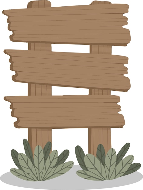 Wooden Board Illustration