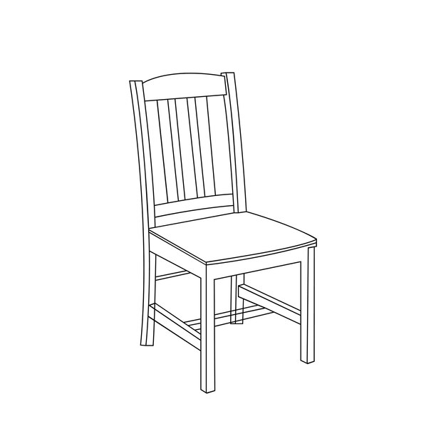 Wooden chair furniture