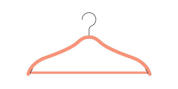 Wooden clothes hanger and empty accessory with hook for apparel hanging garment storage item