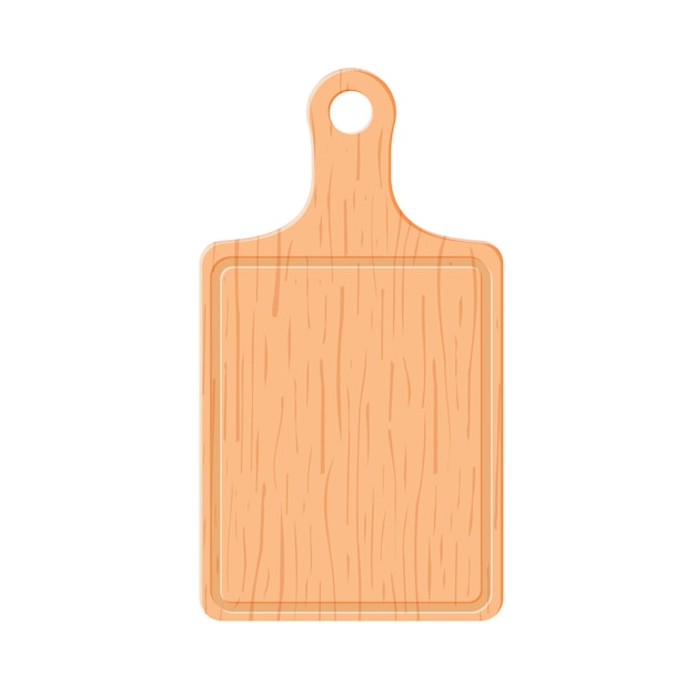 Vector wooden cutting board