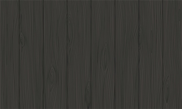 Wooden dark background. Vector illustration.