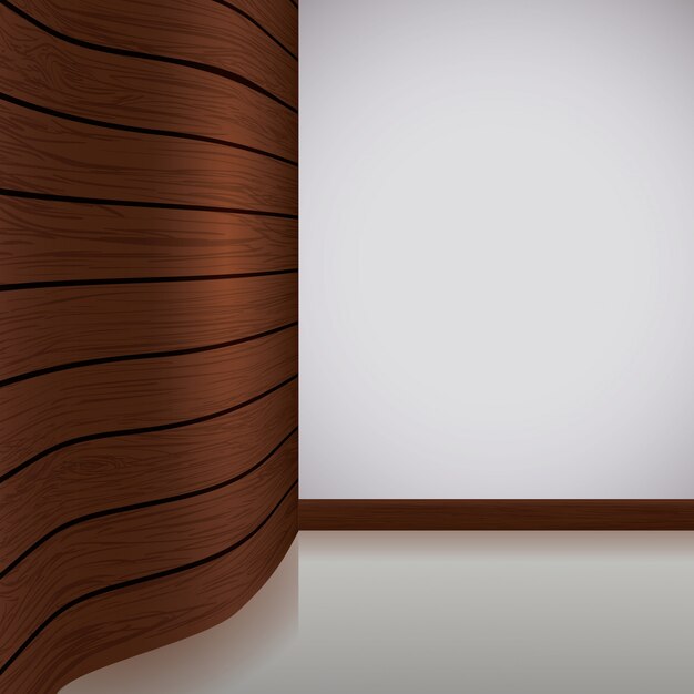 Vector wooden design.