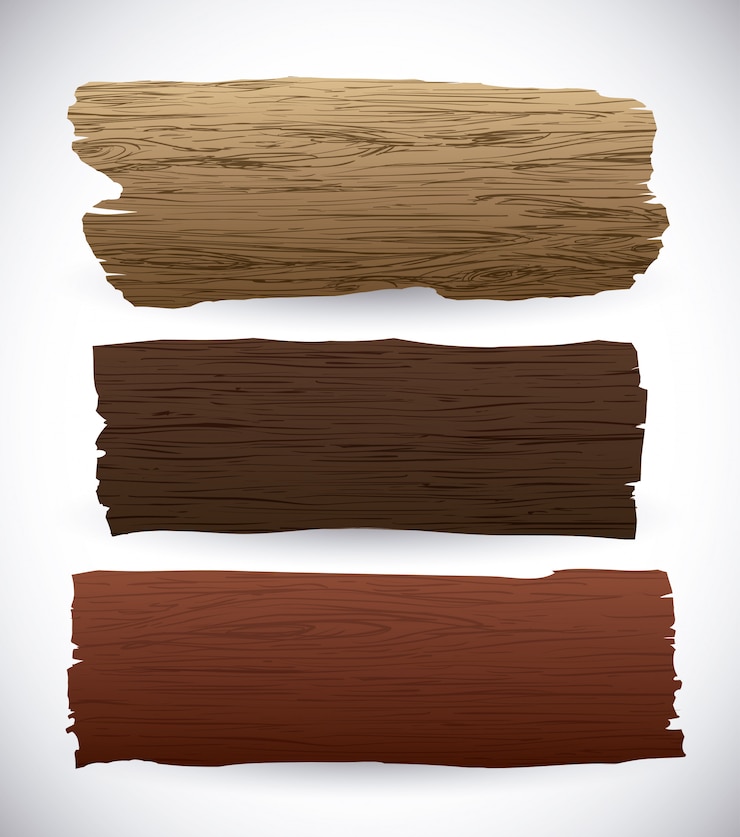 Vector wooden design.