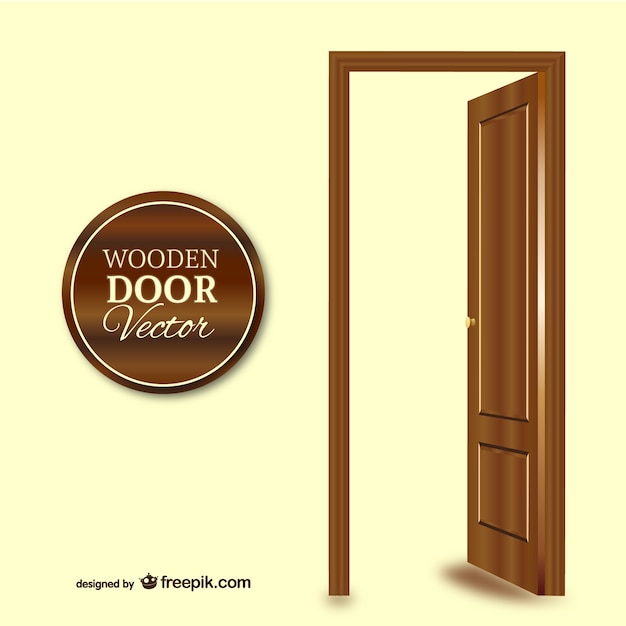 Wooden door