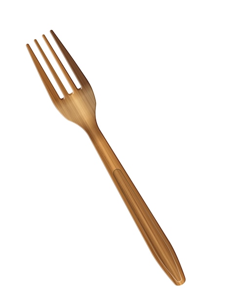 Vector wooden fork