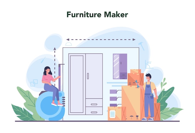 Wooden furniture maker or designer