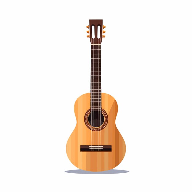 wooden guitar