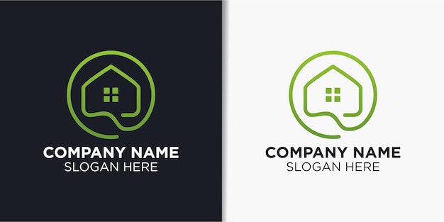 wooden house logo vector, building logo template