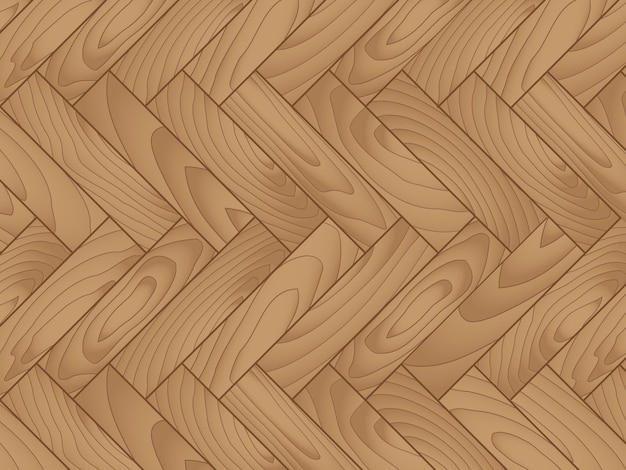 Vector wooden parquet floor with natural patterns