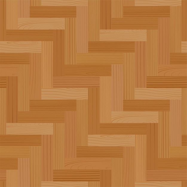 Vector wooden parquet seamless herringbone pattern timber interior wood grain texture vector