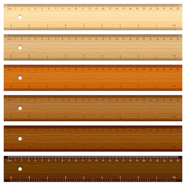 Wooden ruler