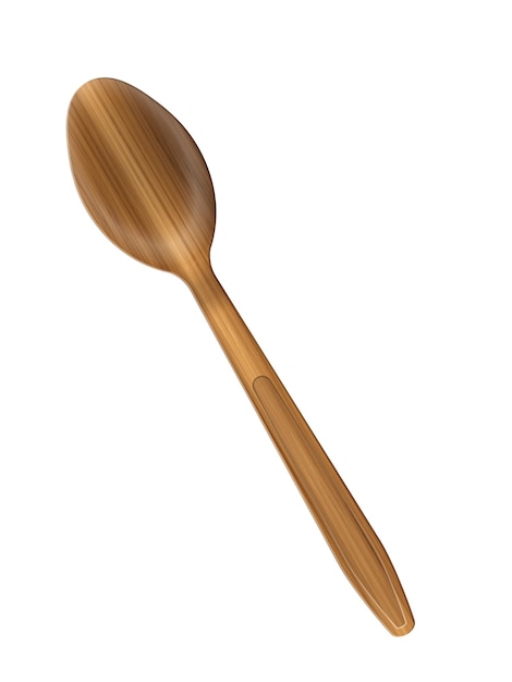 Vector wooden spoon