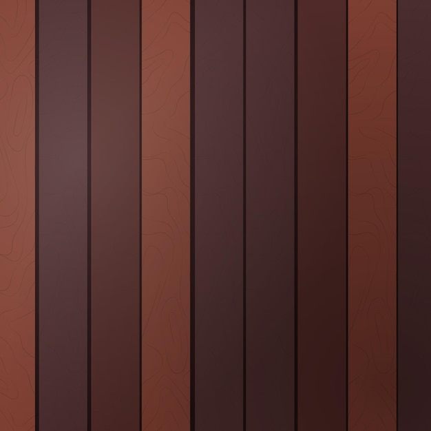 Деревянная текстура. Естественный эко-векторный фон с коричневой древесиной для шаблона обложки, меню.