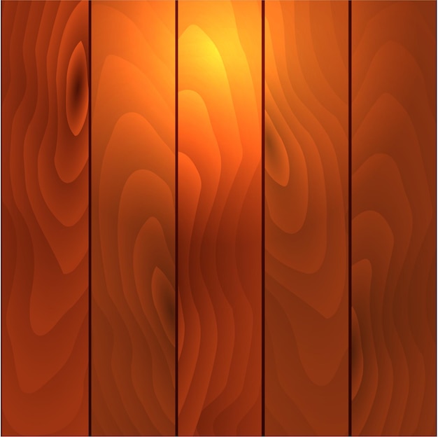 Vector wooden vector background illuminated in the center