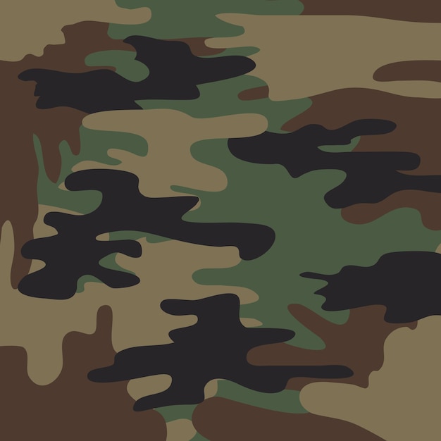 Vettore vettore di disegno mimetico dell'esercito del bosco