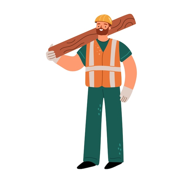 woodworker or carpenter builder man
