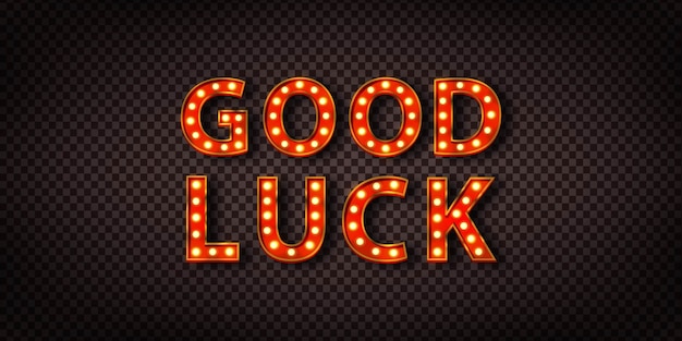 Woordteken van good luck