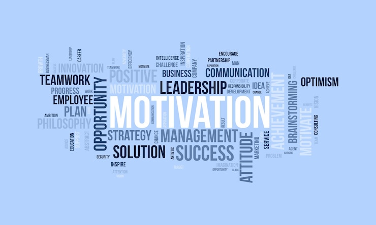 Vector word cloud background concept for motivation positive inspirational attitude can better opportunity for success achievement vector illustration