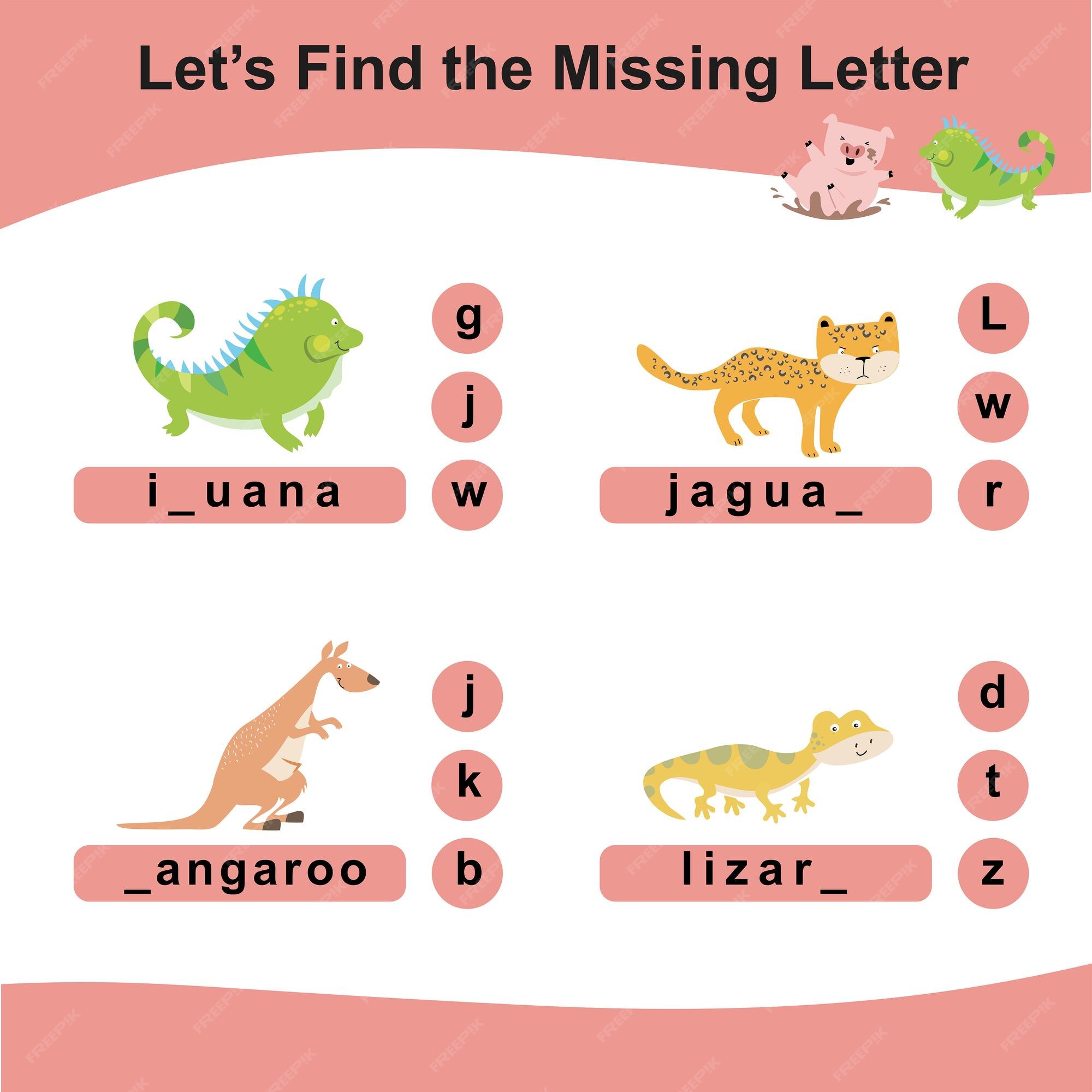 Premium Vector | Word game sheet. complete the words. animals theme names worksheet. educational activity. Premium Vector | Word game sheet. complete the words. animals theme names worksheet. educational activity.