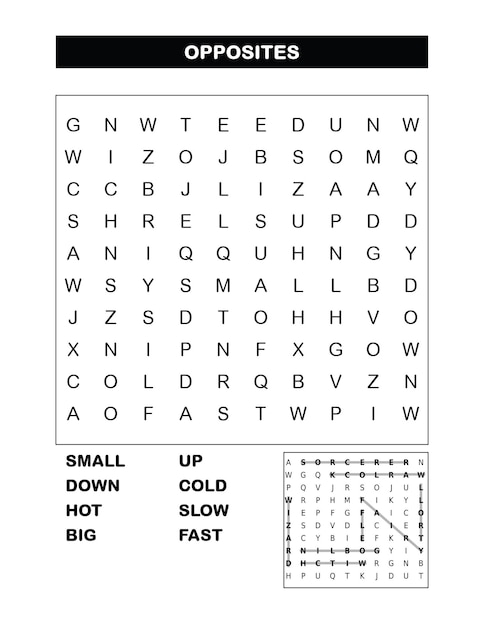 word search interior