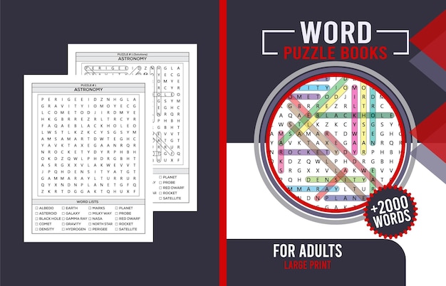 word search puzzle book cover for adults Vol-1.1